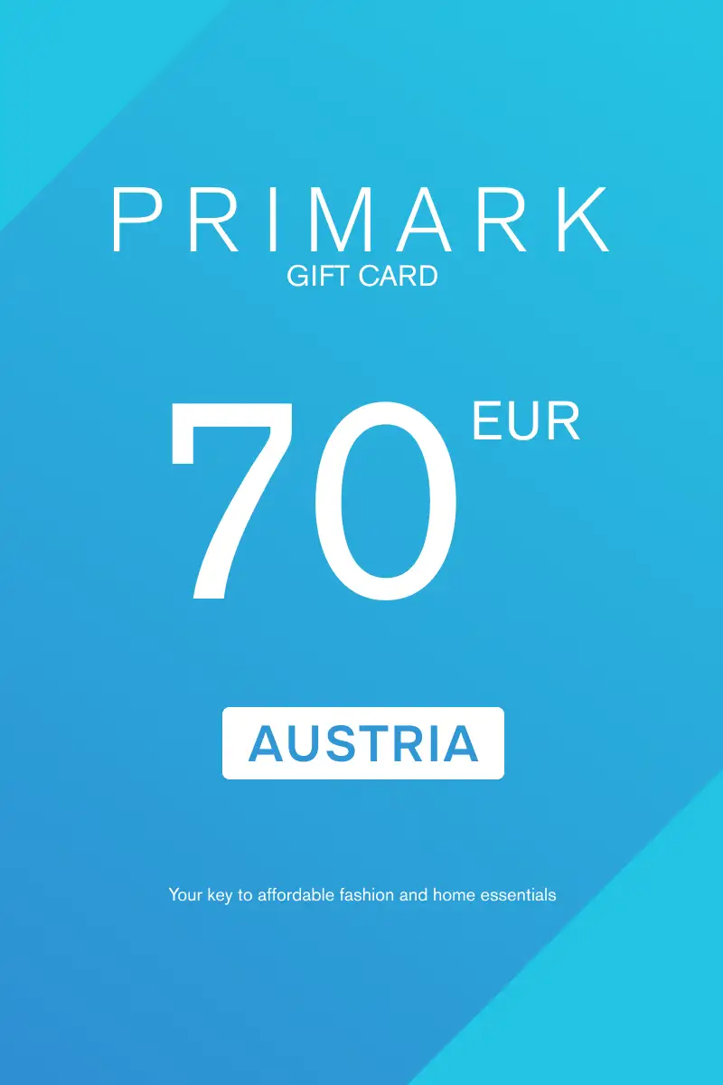 Primark 70 EUR Gift Card (Austria) - Digital Key
