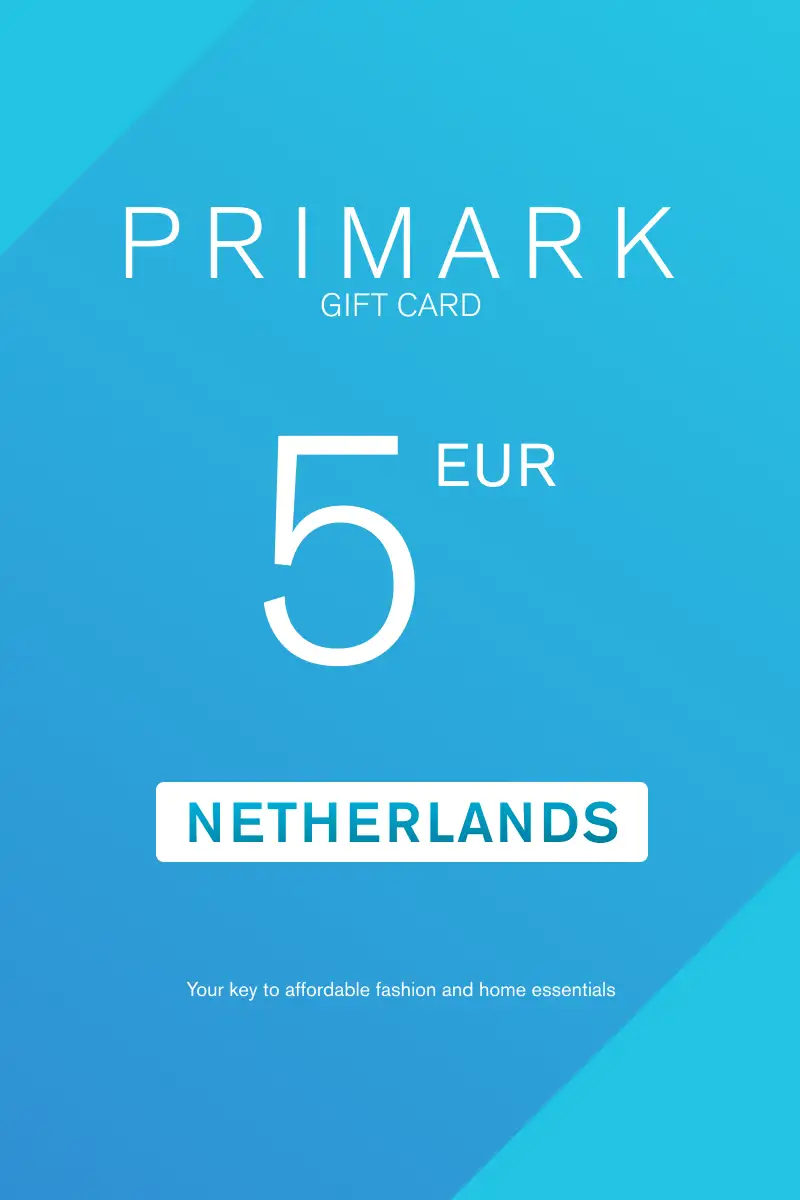 Primark 5 EUR Gift Card (Netherlands) - Digital Key
