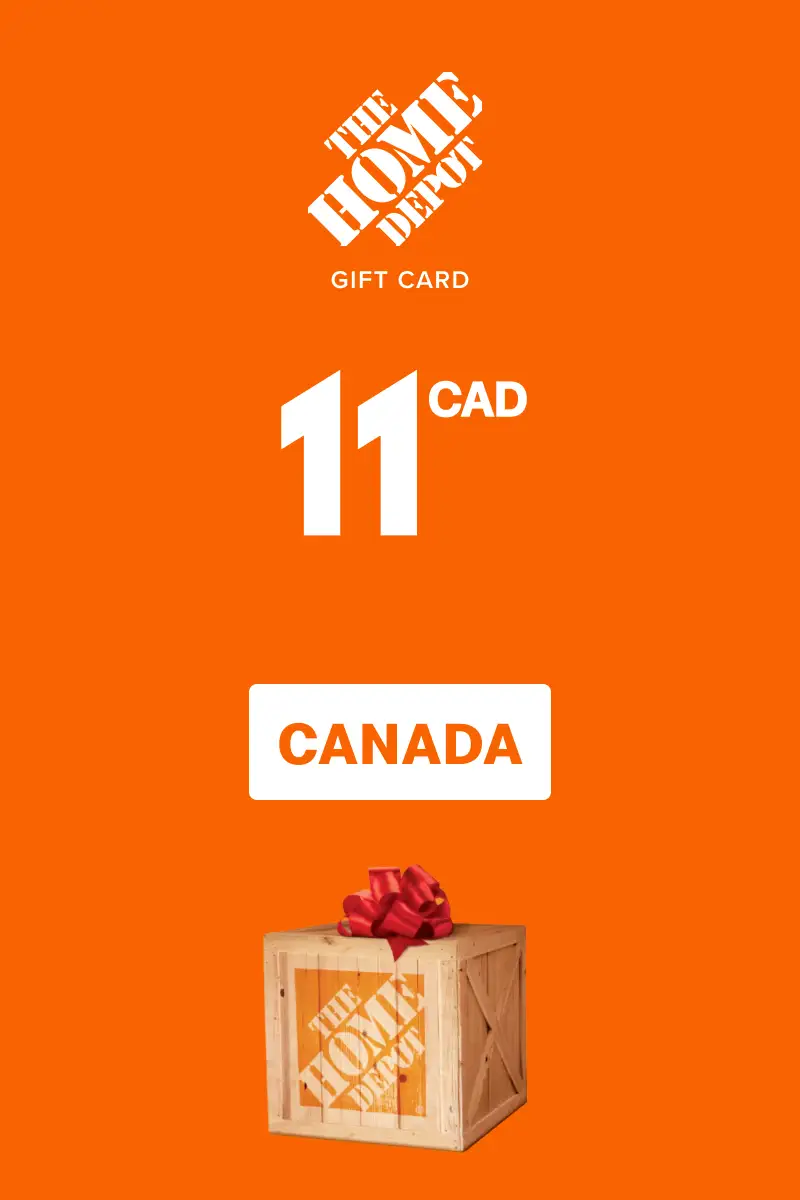 Home Depot 11 CAD Gift Card (Canada) - Digital Key