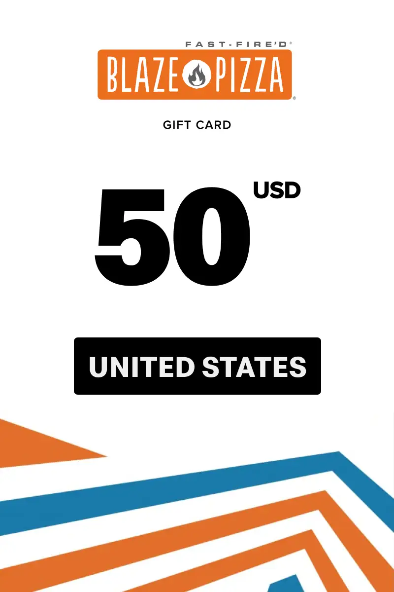 Blaze Pizza 50 USD Gift Card (United States) - Digital Key