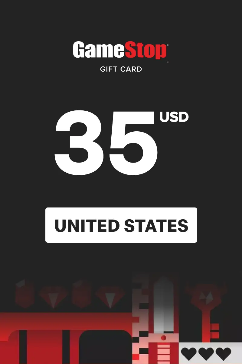 GameStop 35 USD Gift Card (United States) - Digital Key