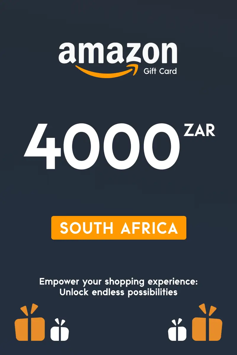 Amazon 4000 ZAR Gift Card (South Africa) - Digital Key