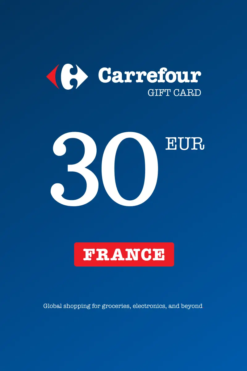 Carrefour 30 EUR Gift Card (France) - Digital Key