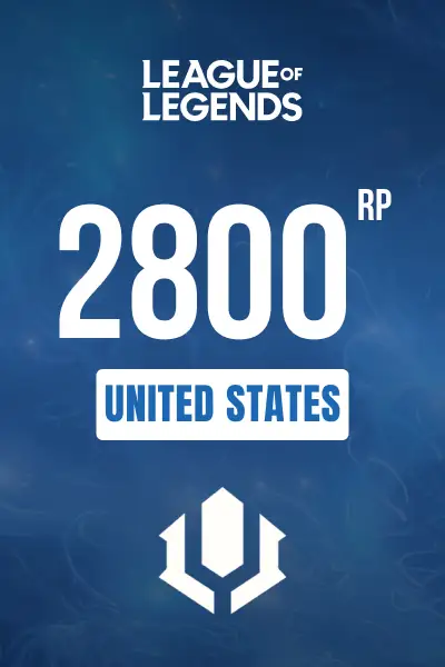 League of Legends 2800 RP (United States) - Digital Key