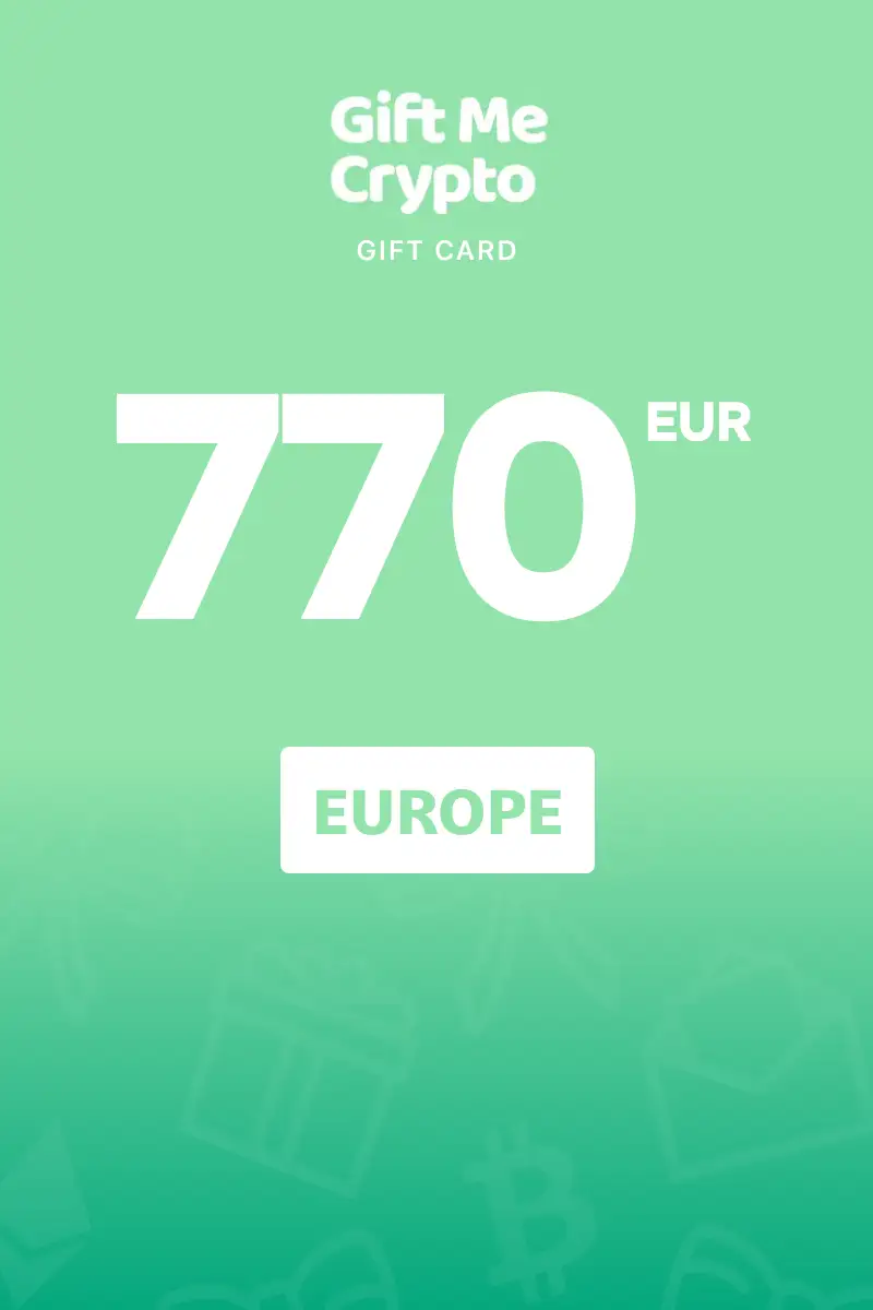 Gift Me Crypto (ETH) 770 EUR Gift Card (Europe) - Digital Key