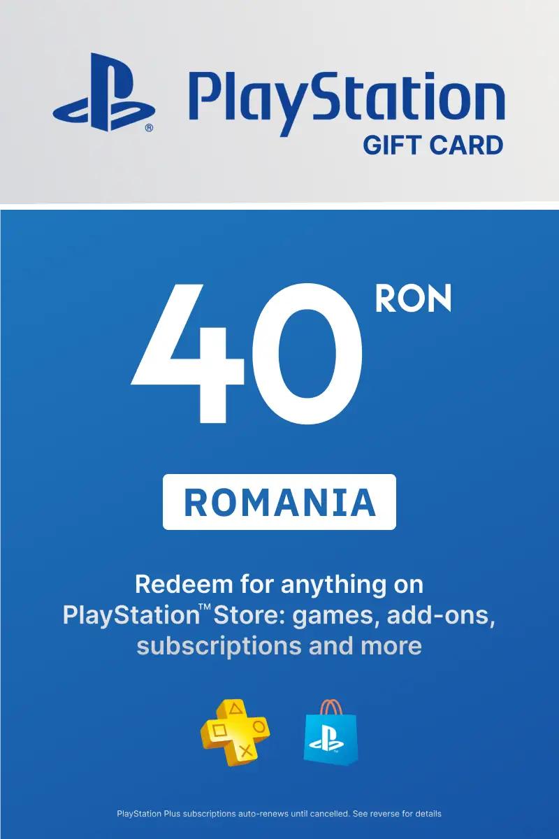 PlayStation Store 40 RON Gift Card (Romania) - Digital Key