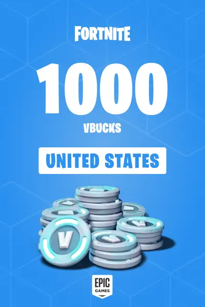 Fortnite - 1000 V-Bucks Card (United States) (PC) - Epic Games - Digital Key