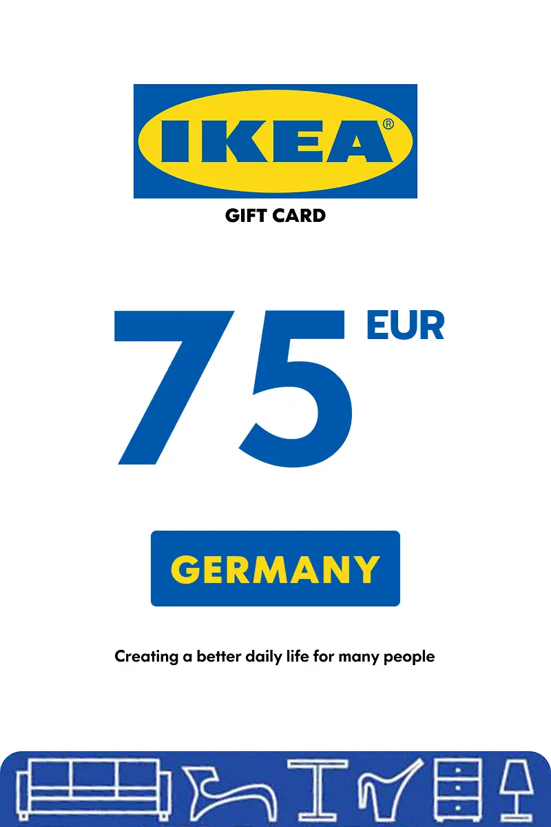 IKEA 75 EUR Gift Card (Germany) - Digital Key