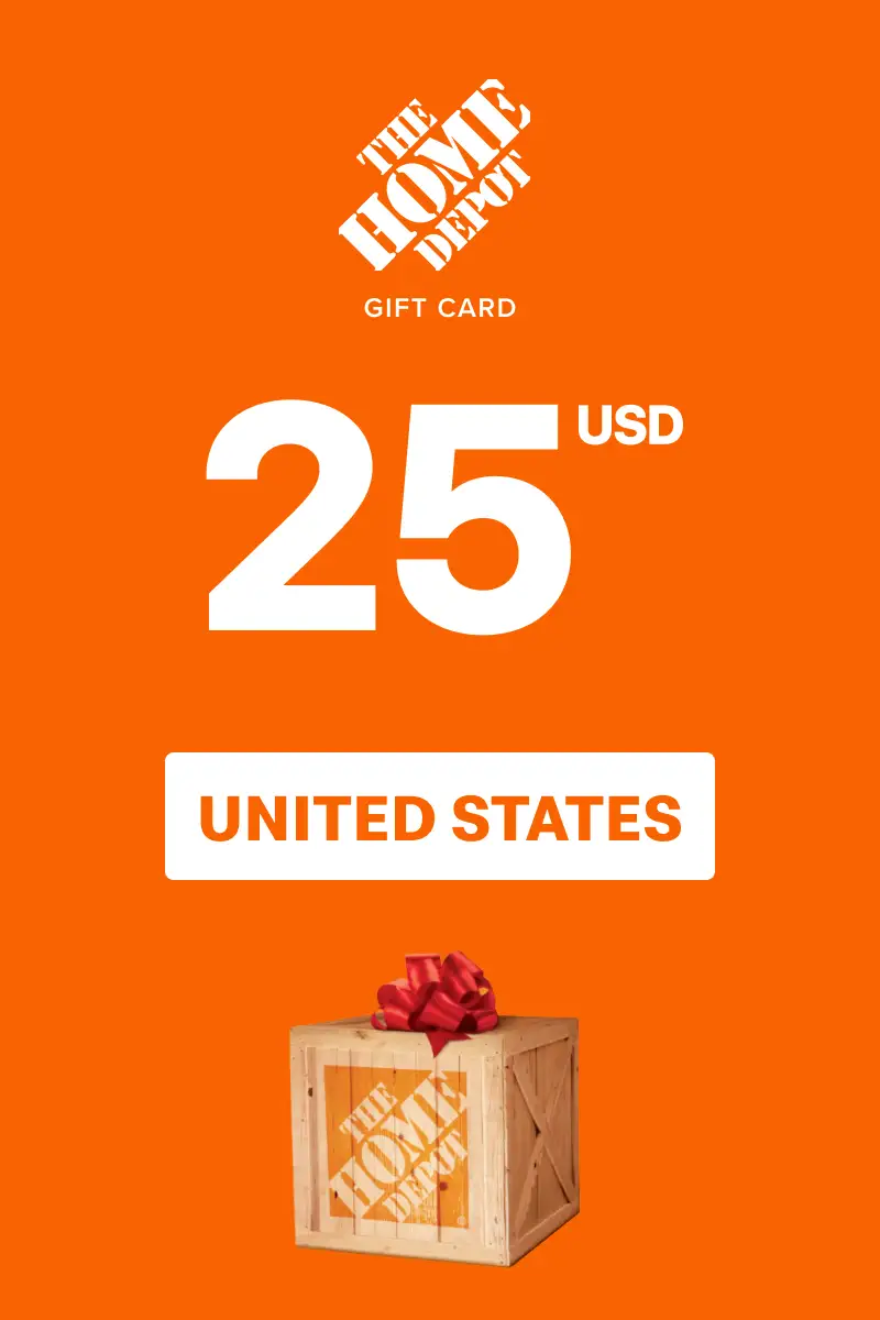 Home Depot 25 USD Gift Card (United States) - Digital Key