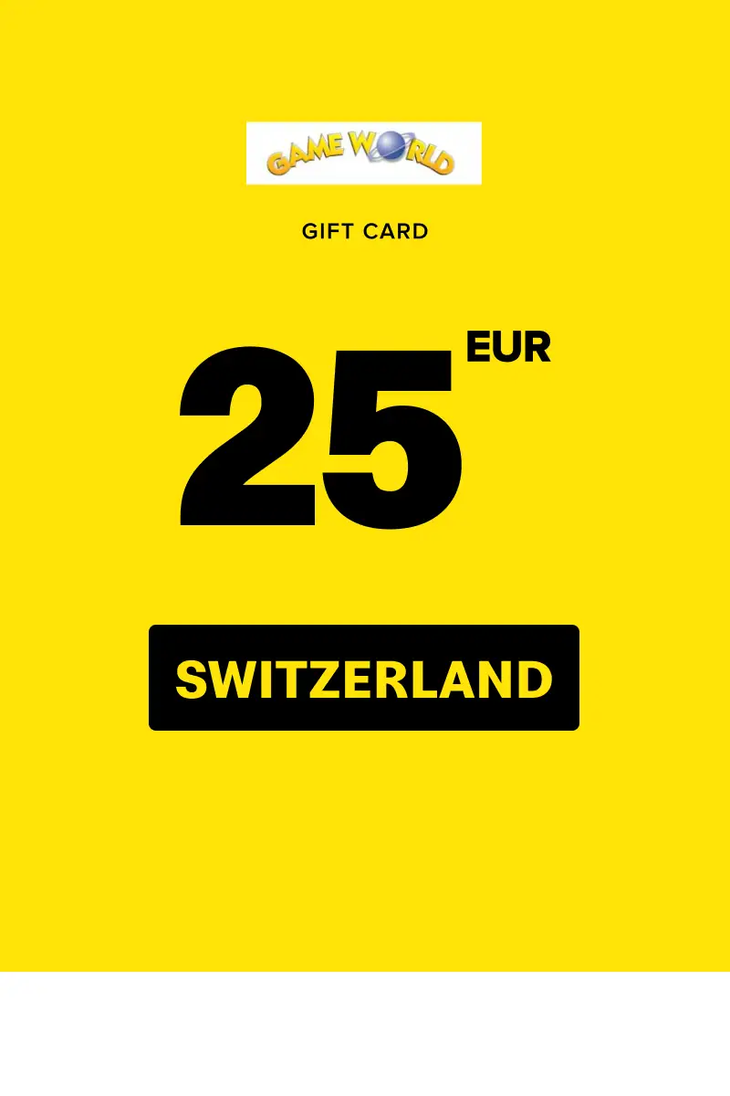 Game World 25 EUR Gift Card (Switzerland) - Digital Key