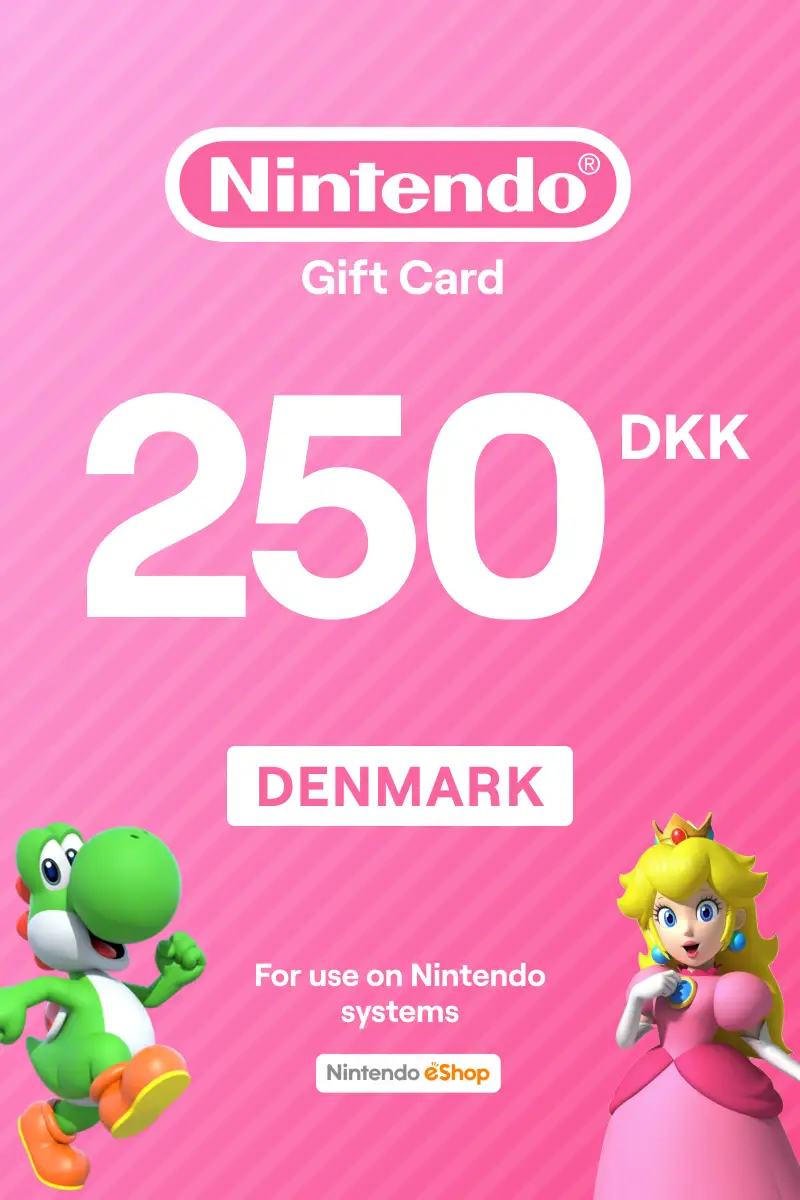 Nintendo eShop 250 DKK Gift Card (Denmark) - Digital Key