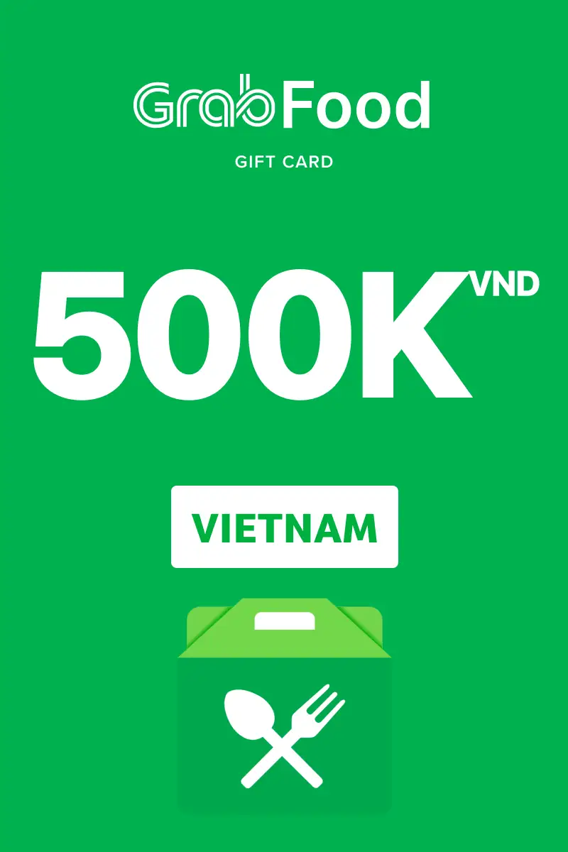 Grab Food 500000 VND Gift Card (Vietnam) - Digital Key