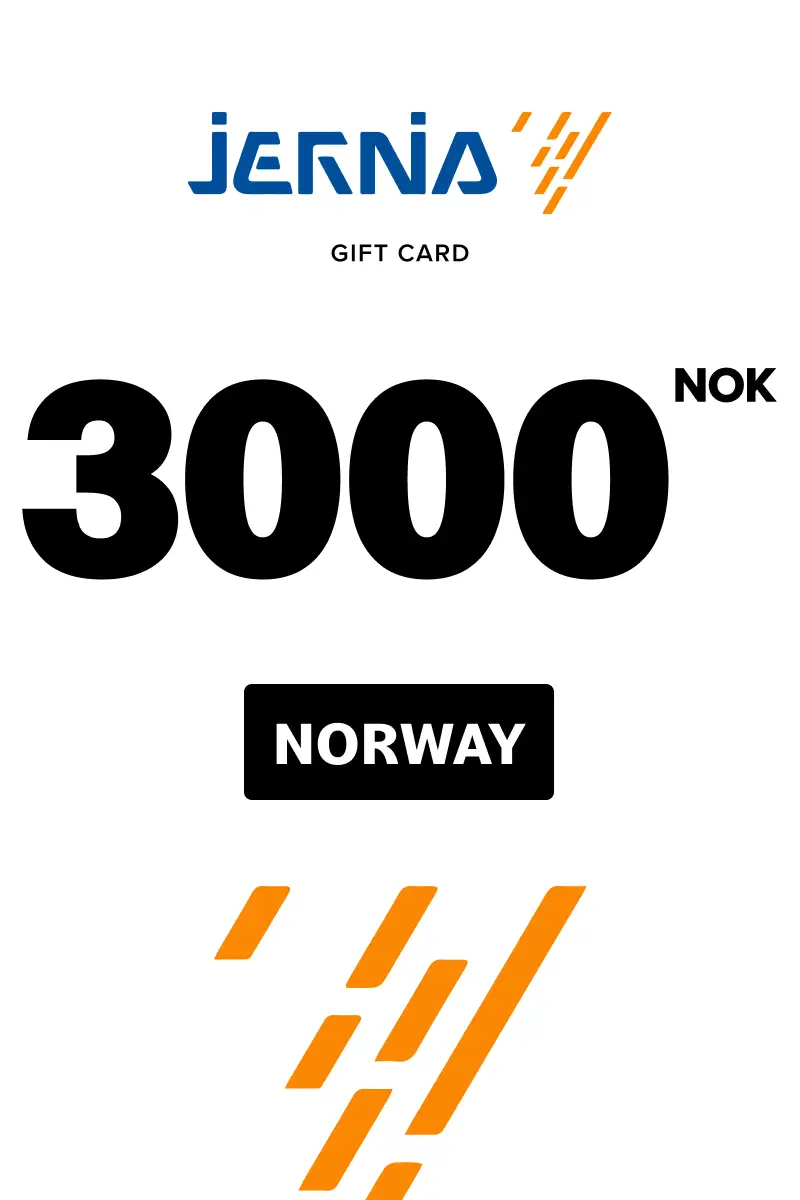 Jernia 3000 NOK Gift Card (Norway) - Digital Key
