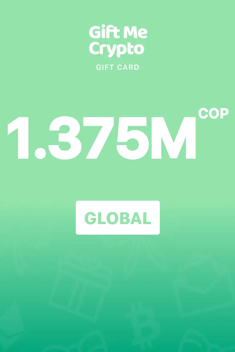 Gift Me Crypto 1375000 COP Gift Card (Global) - Digital Key