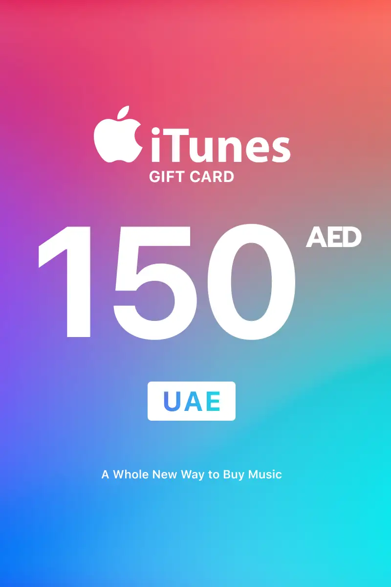 Apple iTunes 150 AED Gift Card (United Arab Emirates) - Digital Key