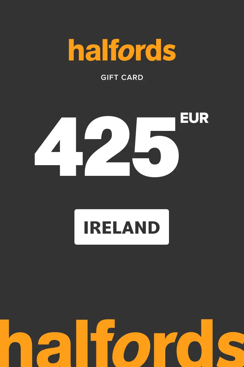Halfords 425 EUR Gift Card (Ireland) - Digital Key