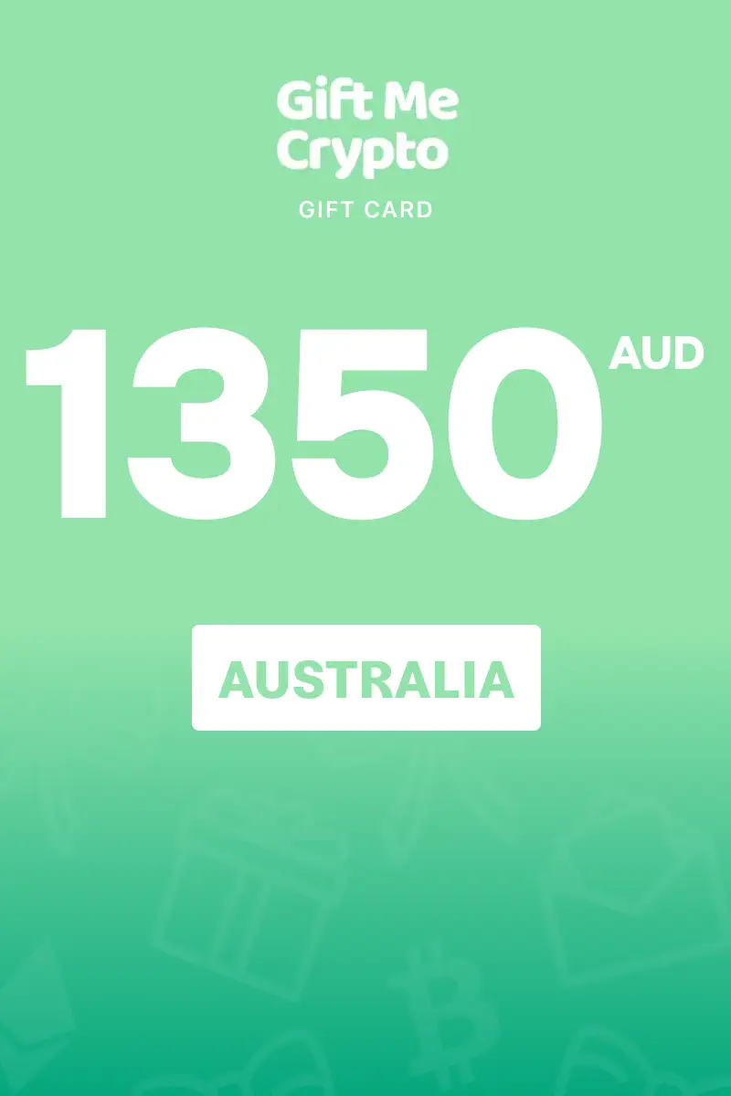 Gift Me Crypto 1350 AUD Gift Card (Australia) - Digital Key