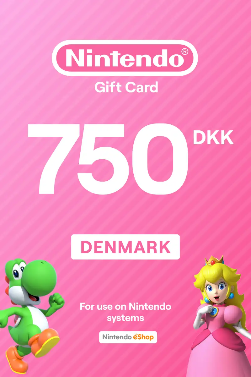 Nintendo eShop 750 DKK Gift Card (Denmark) - Digital Key