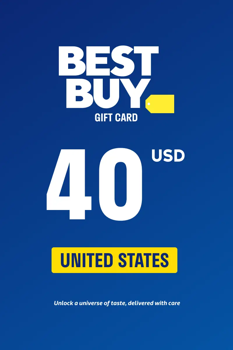 Best Buy 40 USD Gift Card (United States) - Digital Key