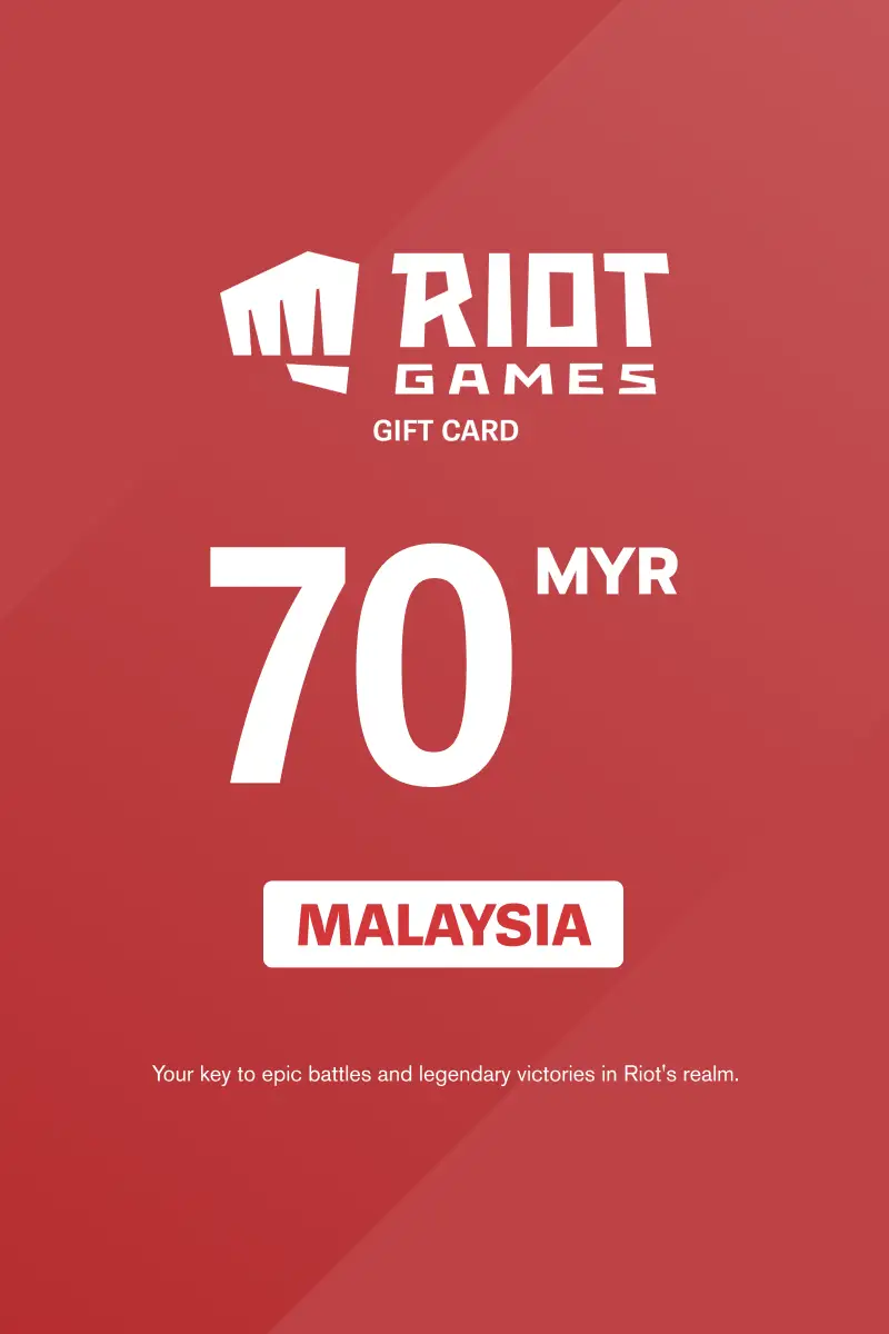 Riot Access 70 MYR Gift Card (Malaysia) - Digital Key