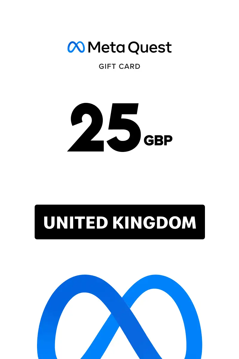 Meta Quest 25 GBP Gift Card (United Kingdom) - Digital Key