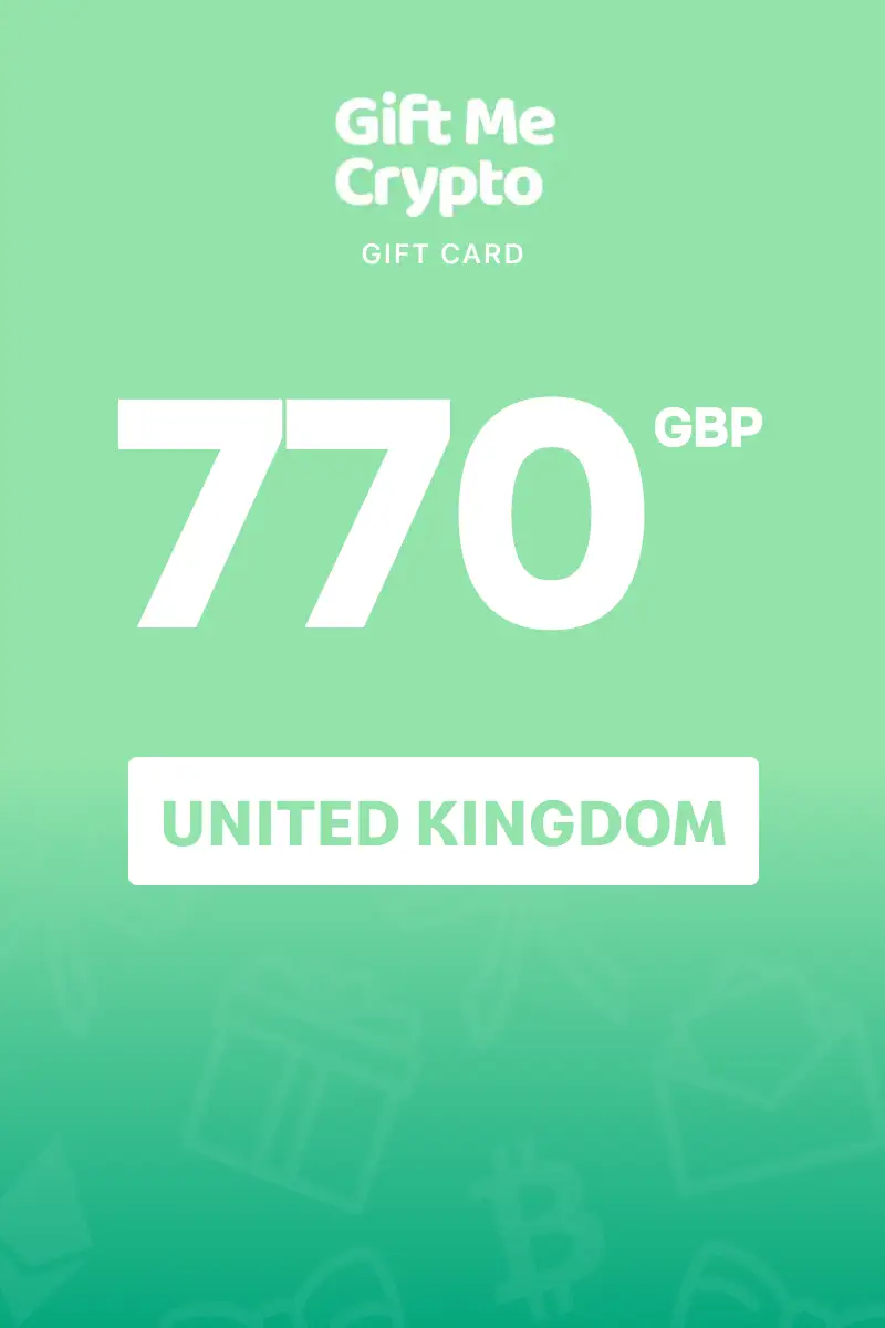 Gift Me Crypto (ETH) 770 GBP Gift Card (United Kingdom) - Digital Key