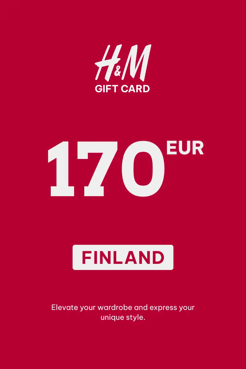 HandM 170 EUR Gift Card (Finland) - Digital Key