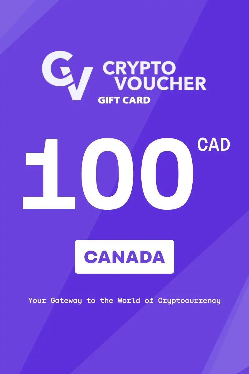 Crypto Voucher 100 CAD Gift Card (Canada) - Digital Key