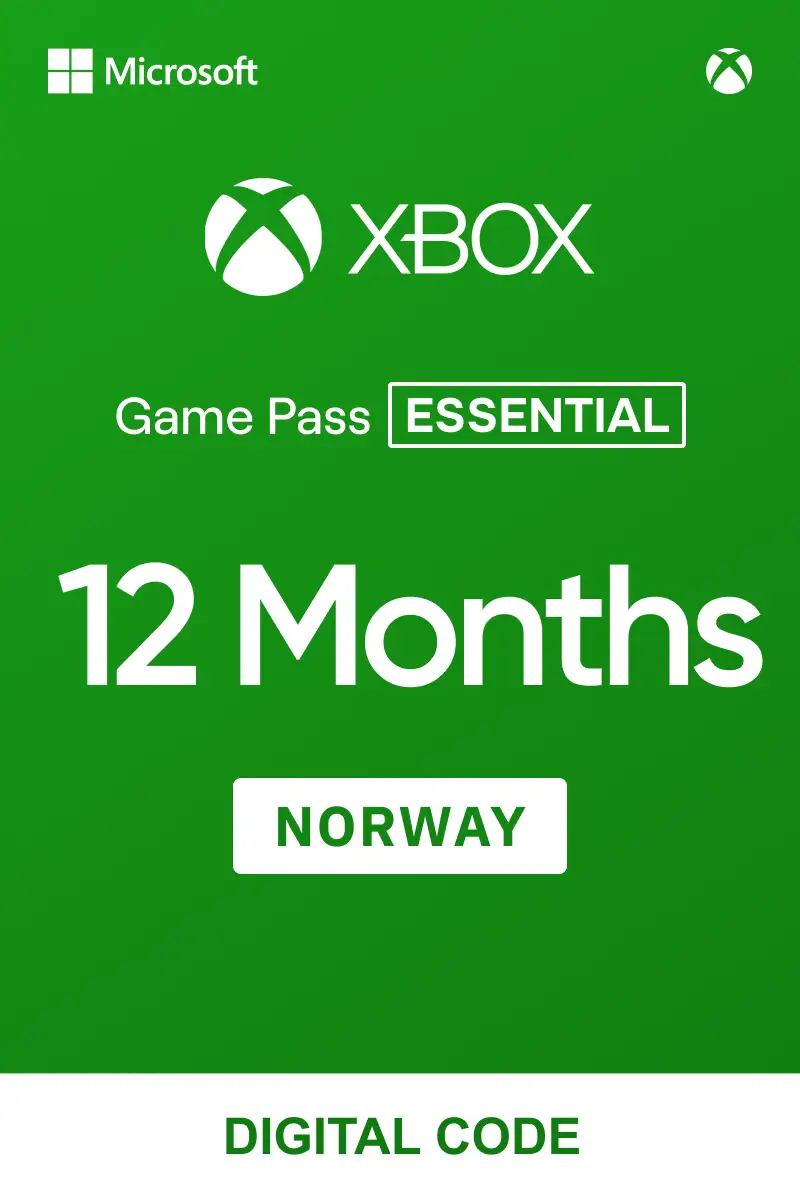 Xbox Game Pass Core (Essential) 12 Months (Norway) - Xbox Live - Digital Key