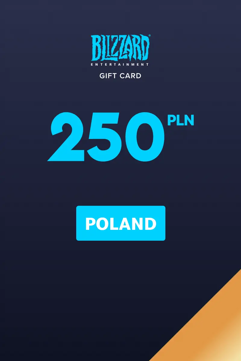 Blizzard 250 PLN Gift Card (Poland) - Digital Key