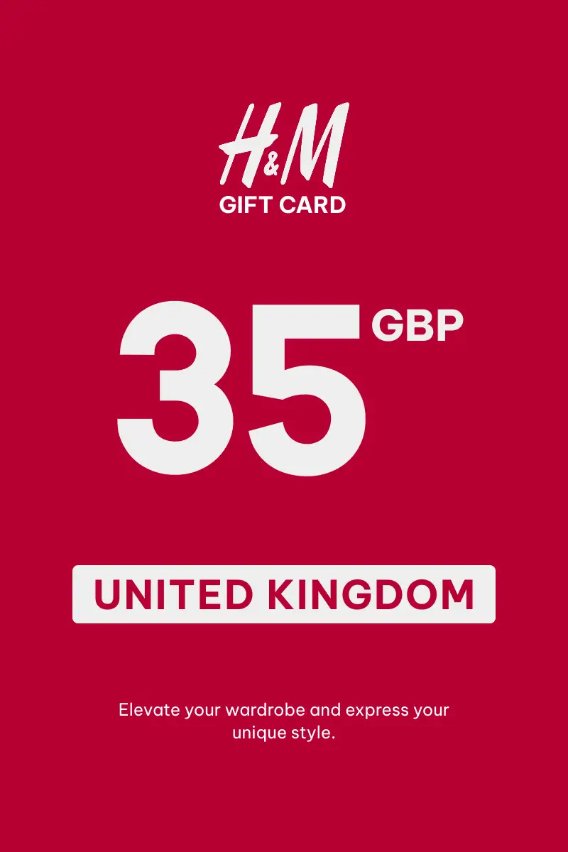 HandM 35 GBP Gift Card (United Kingdom) - Digital Key