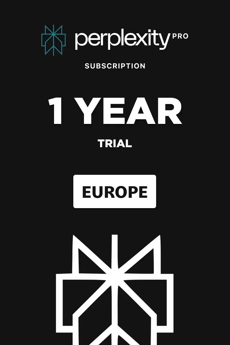 Perplexity Pro Trial 1 Year Subscription (Europe) - Digital Key