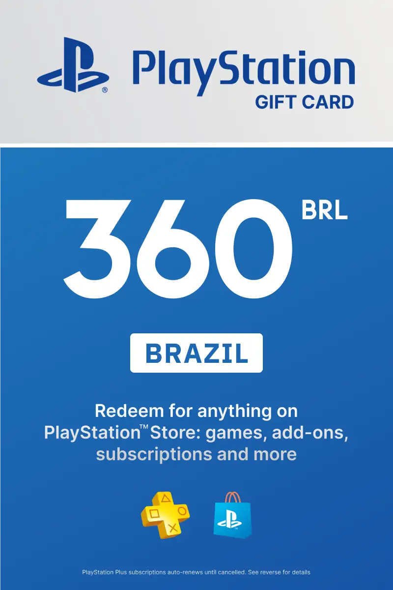 PlayStation Store 360 BRL Gift Card (Brazil) - Digital Key
