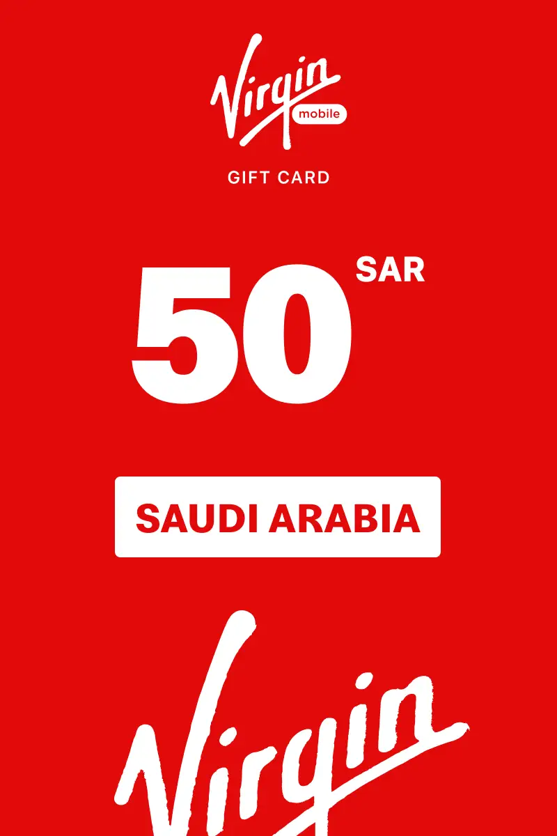 Virgin Mobile 50 SAR Gift Card (Saudi Arabia) - Digital Key