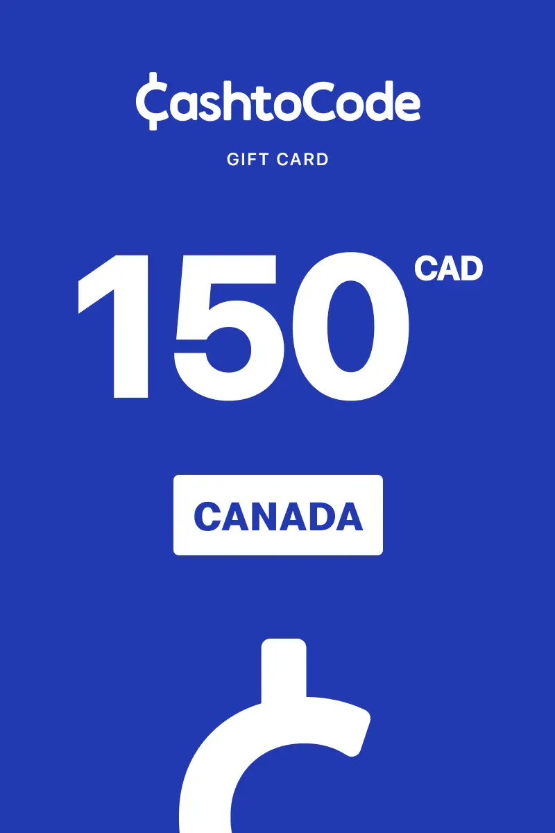 CashtoCode 150 CAD Gift Card (Canada) - Digital Key