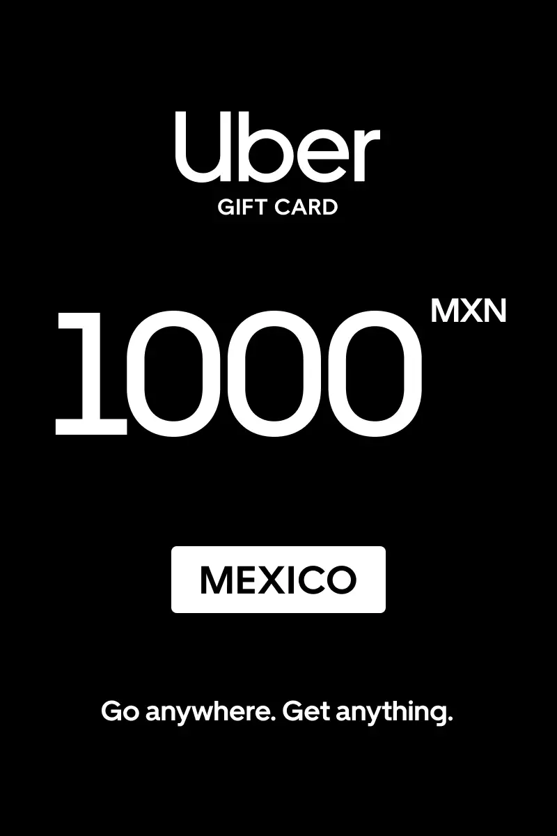 Uber 1000 MXN Gift Card (Mexico) - Digital Key