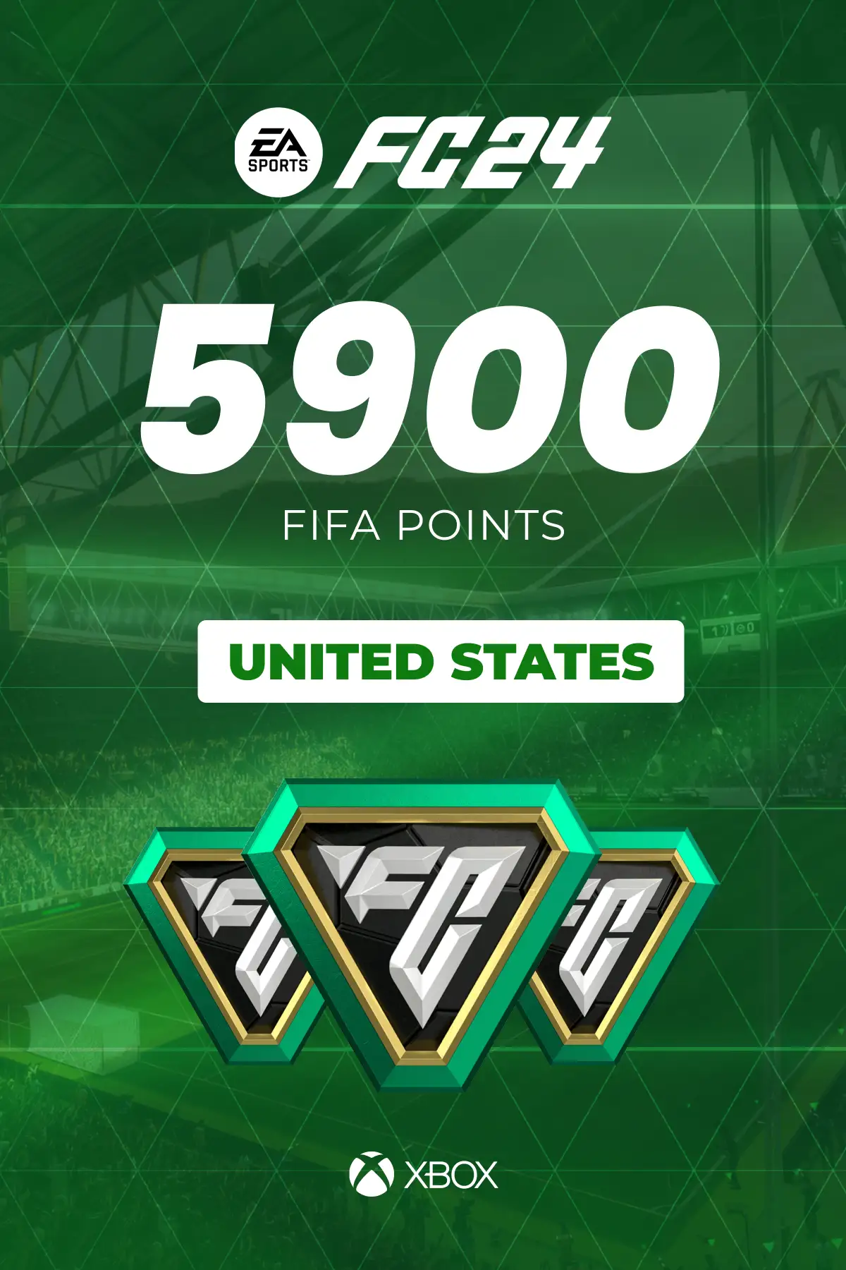 EA SPORTS FC 24 - 5900 FC Points (United States) (Xbox One / Xbox Series X|S) - Xbox Live - Digital Key