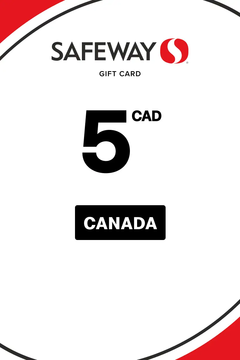 Safeway 5 CAD Gift Card (Canada) - Digital Key