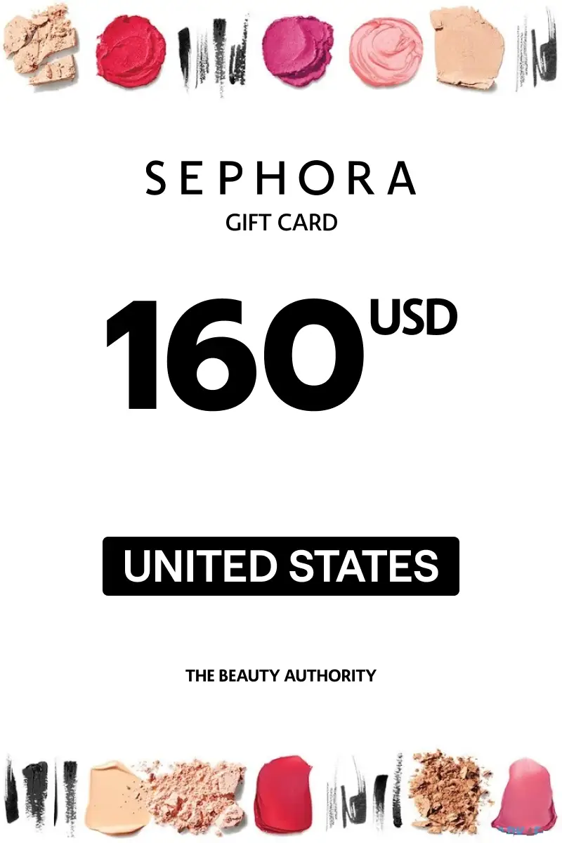 Sephora 160 USD Gift Card (United States) - Digital Key