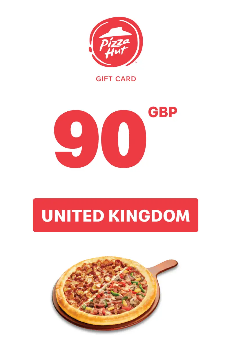 Pizza Hut 90 GBP Gift Card (United Kingdom) - Digital Key