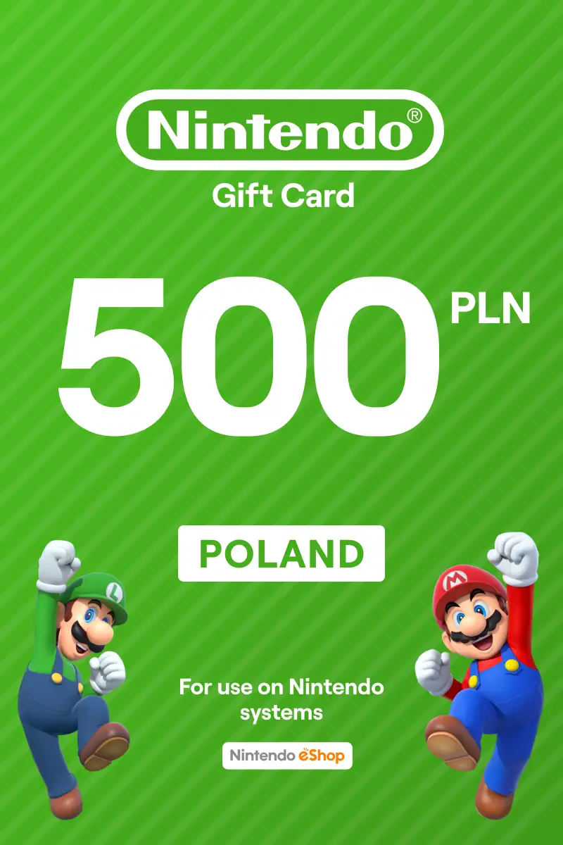 Nintendo eShop 500 PLN Gift Card (Poland) - Digital Key