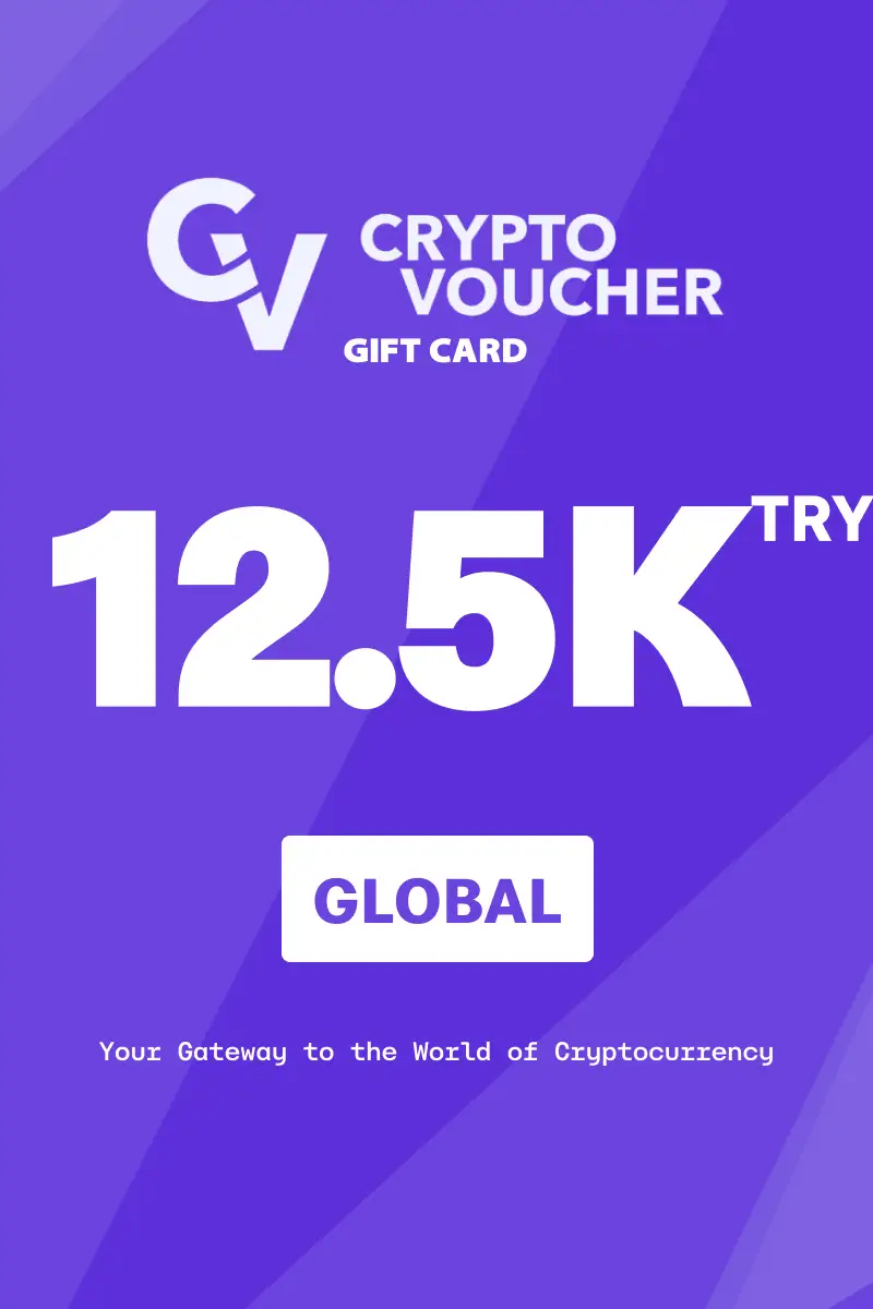 Crypto Voucher 12500 TRY Gift Card (Global) - Digital Key