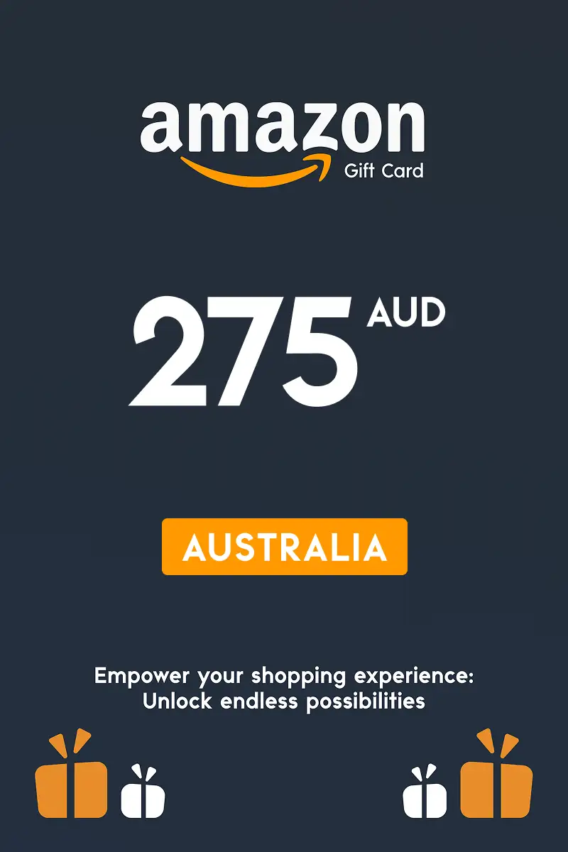 Amazon 275 AUD Gift Card (Australia) - Digital Key
