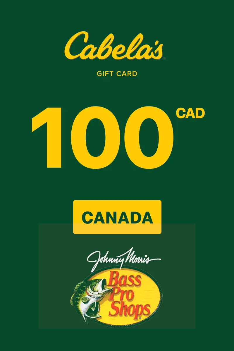 Cabela's 100 CAD Gift Card (Canada) - Digital Key