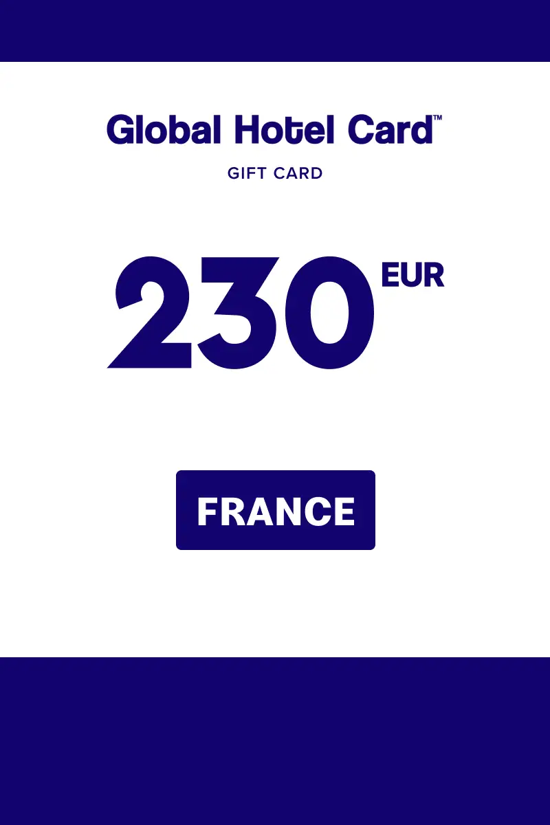 Global Hotel Card 230 EUR Gift Card (France) - Digital Key