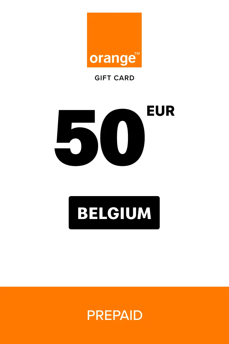 Orange Prepaid 50 EUR Gift Card (Belgium) - Digital Key