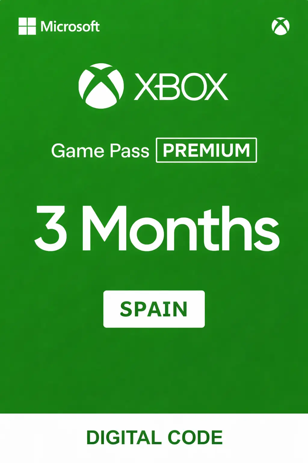 Xbox Game Pass (Premium) 3 Months (Spain) - Xbox Live - Digital Key