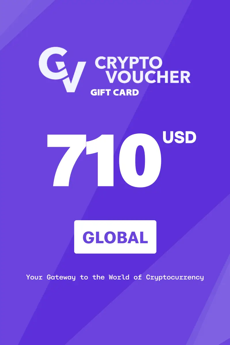 Crypto Voucher 710 USD Gift Card (Global) - Digital Key