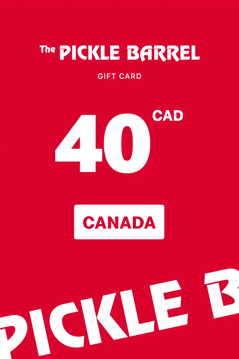 The Pickle Barrel 40 CAD Gift Card (Canada) - Digital Key