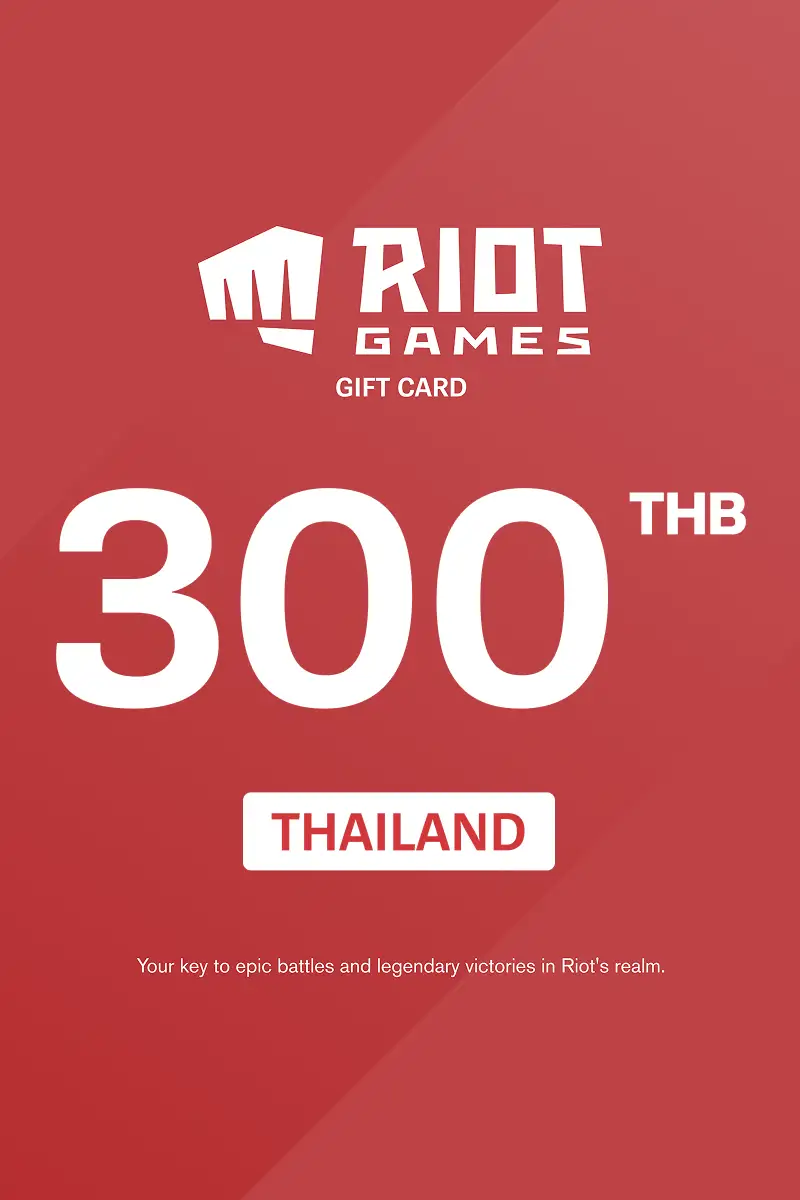 Riot Access 300 THB Gift Card (Thailand) - Digital Key